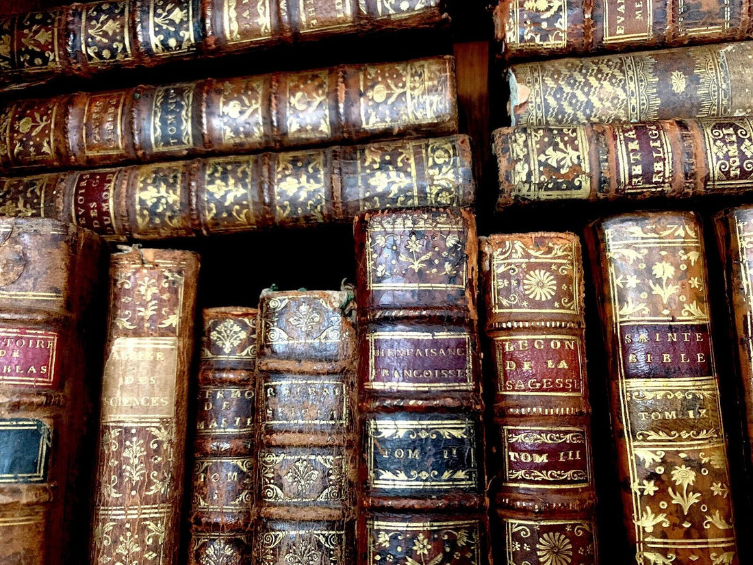 The Art of Antique Leather Bindings: A Journey Through Craftsmanship, Time, and Touch