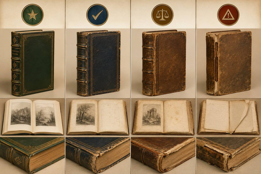Antique Book Condition Guide: Fine, VG, Good & Fair