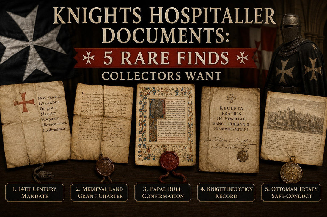 Knights Hospitaller Documents: 5 Rare Finds Collectors Want