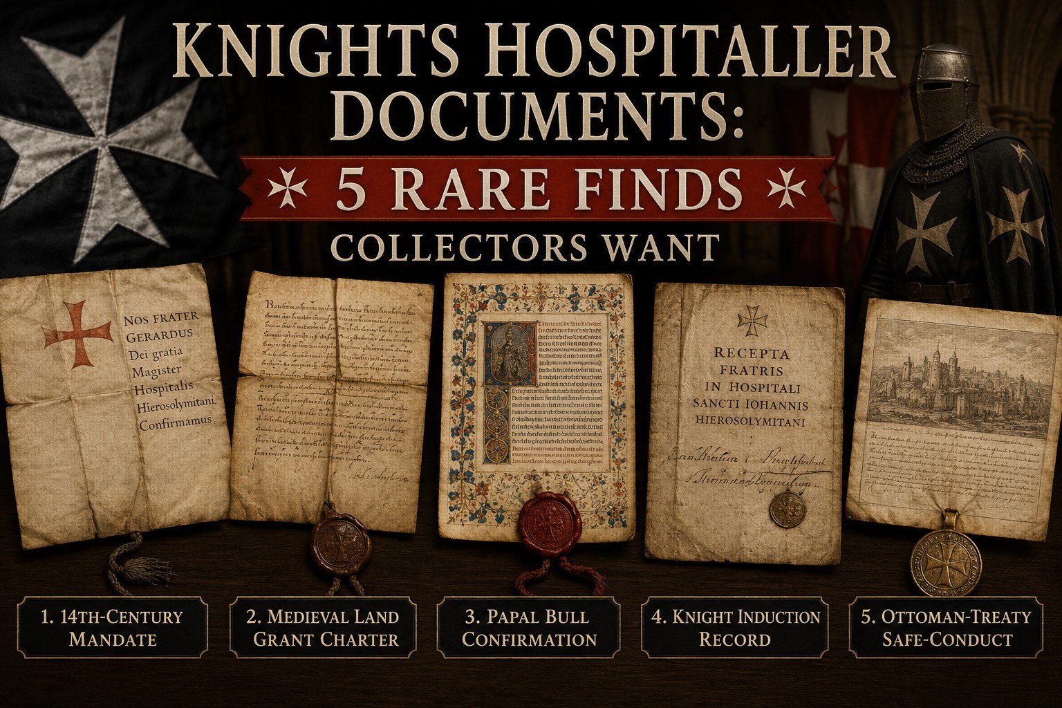 Knights Hospitaller Documents: 5 Rare Finds Collectors Want