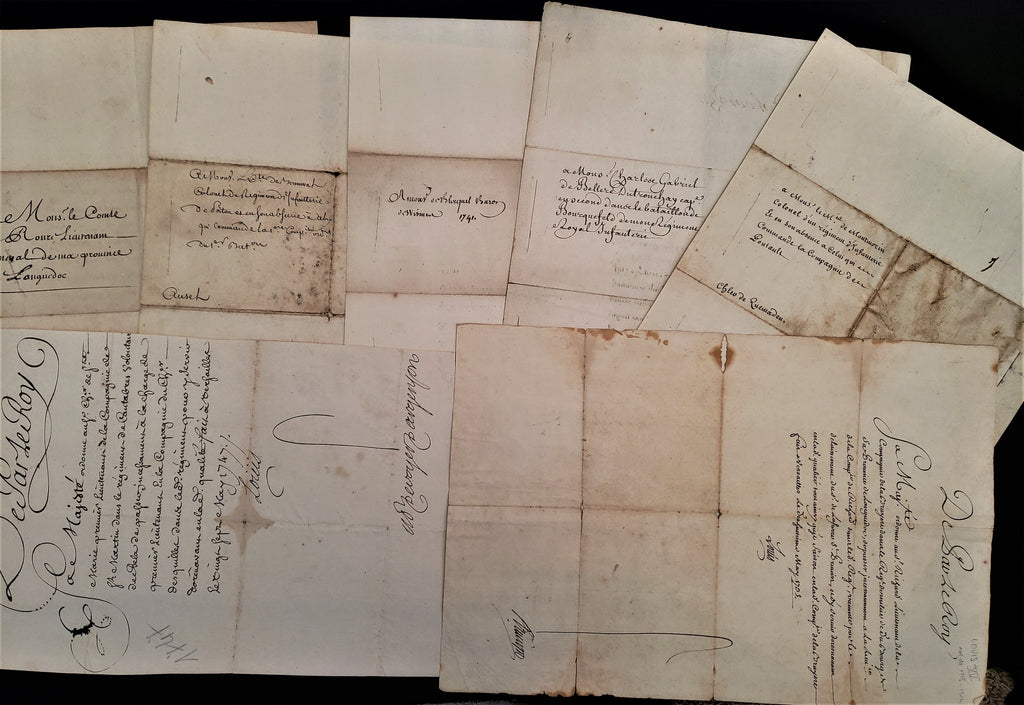 1700s Authentic Hand-Signed Manuscript by King Louis of France | 18th-Century Historical Autograph