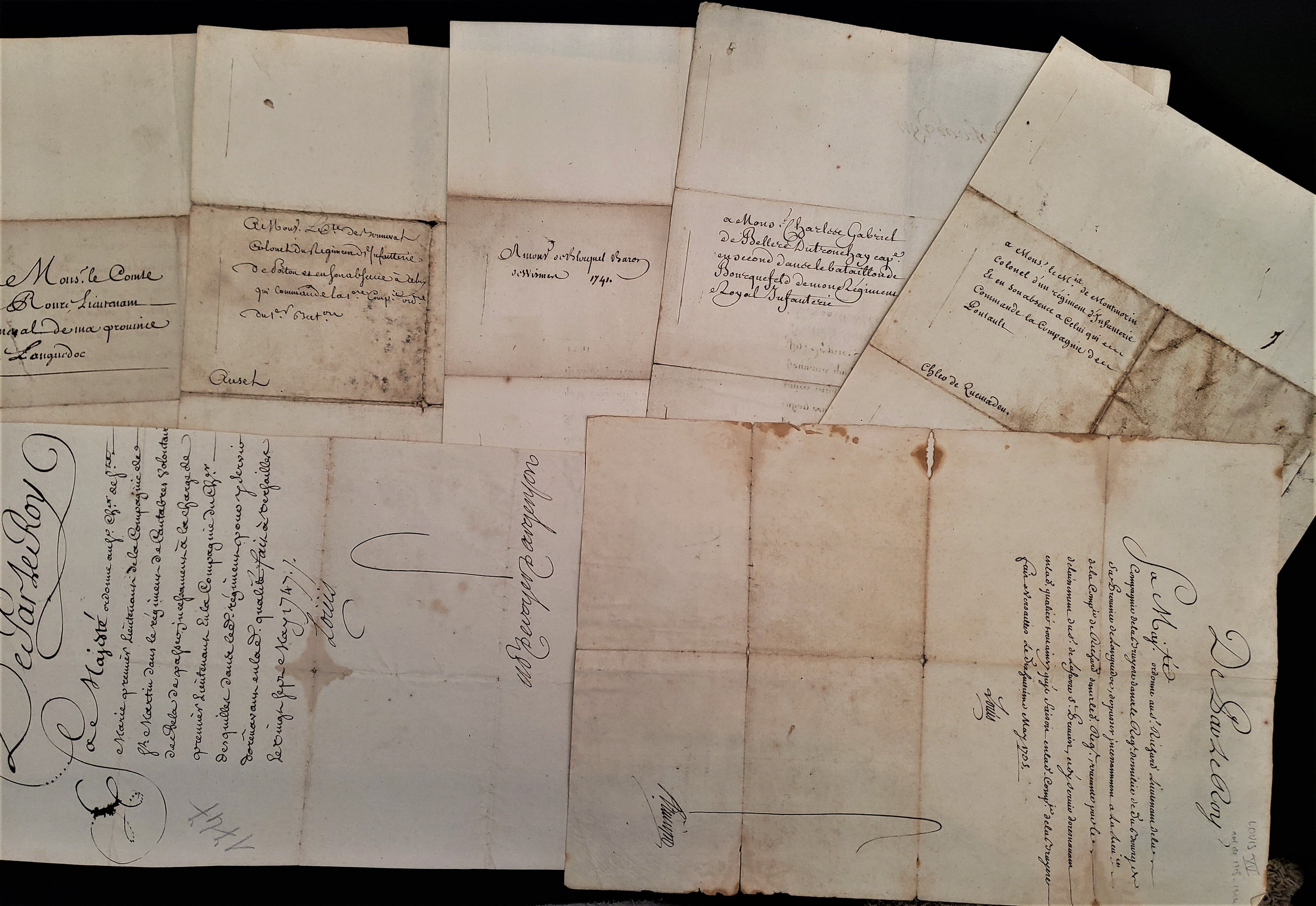 1700s Authentic Hand-Signed Manuscript by King Louis of France | 18th-Century Historical Autograph