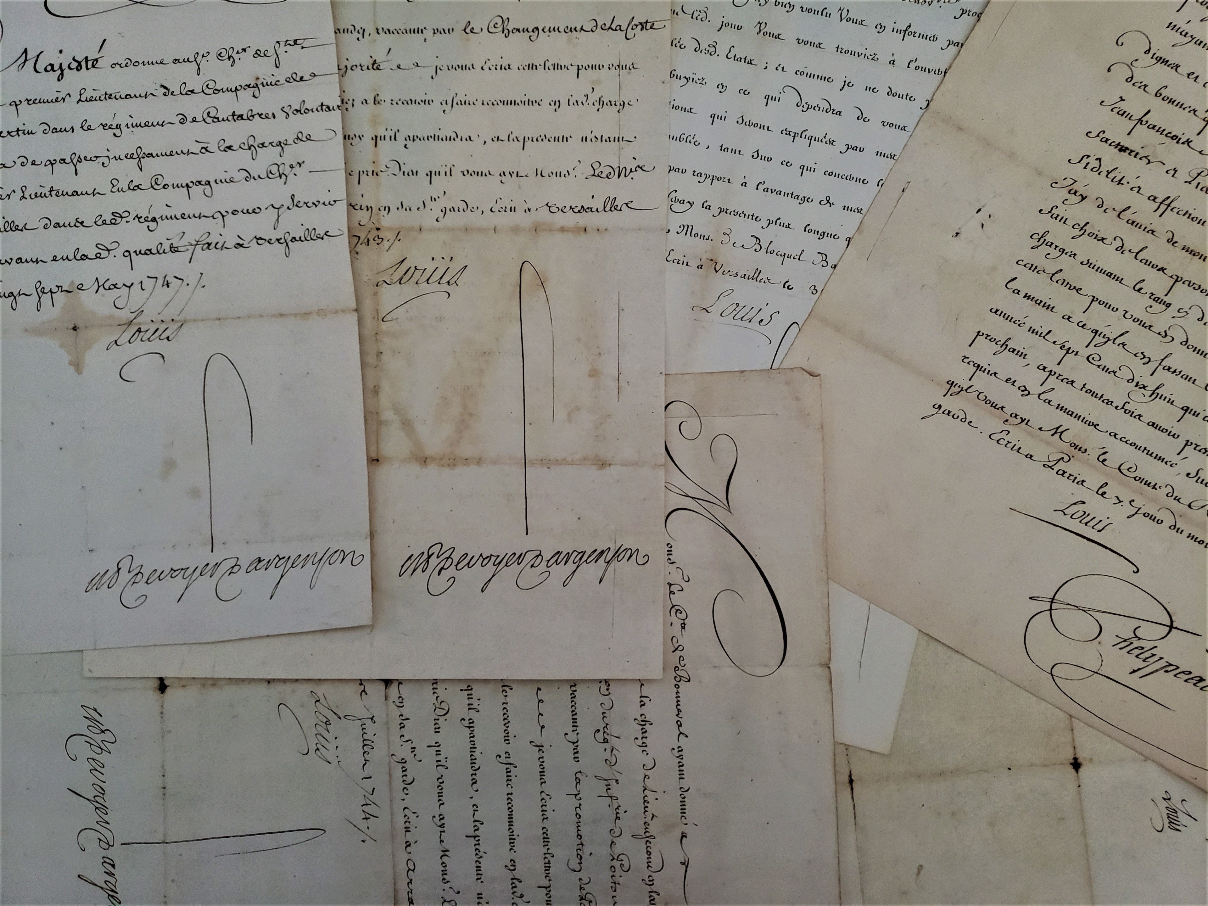 1700s Authentic Hand-Signed Manuscript by King Louis of France | 18th-Century Historical Autograph