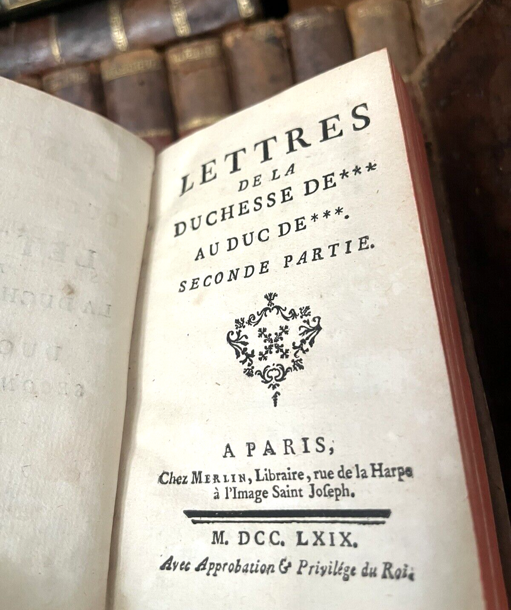 ANTIQUE BOOK IN FRENCH from 1700s -Historical Collectible Text from 18th Century