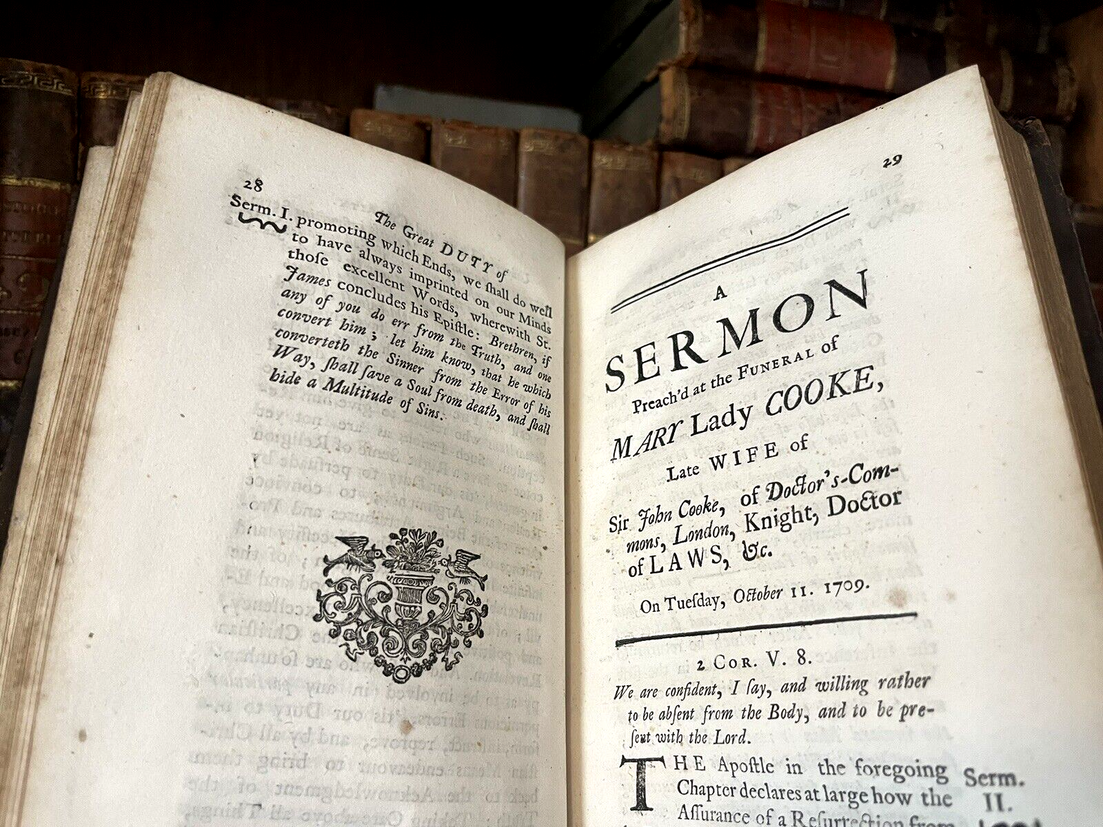 ENGLISH OLD BOOK FROM 1700s - Rare Historical Collectible Text from 18th Century