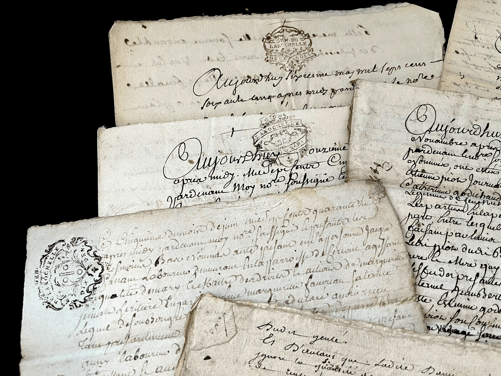AUTHENTIC AUROGRAPHED, STAMPED AND WATERMARKED MANUSCRIPT DOCUMENT from 1700s | Antiques > Manuscripts | Antique Books & Manuscripts | Antique Books & Manuscripts | Rare Historical Documents Worldwide