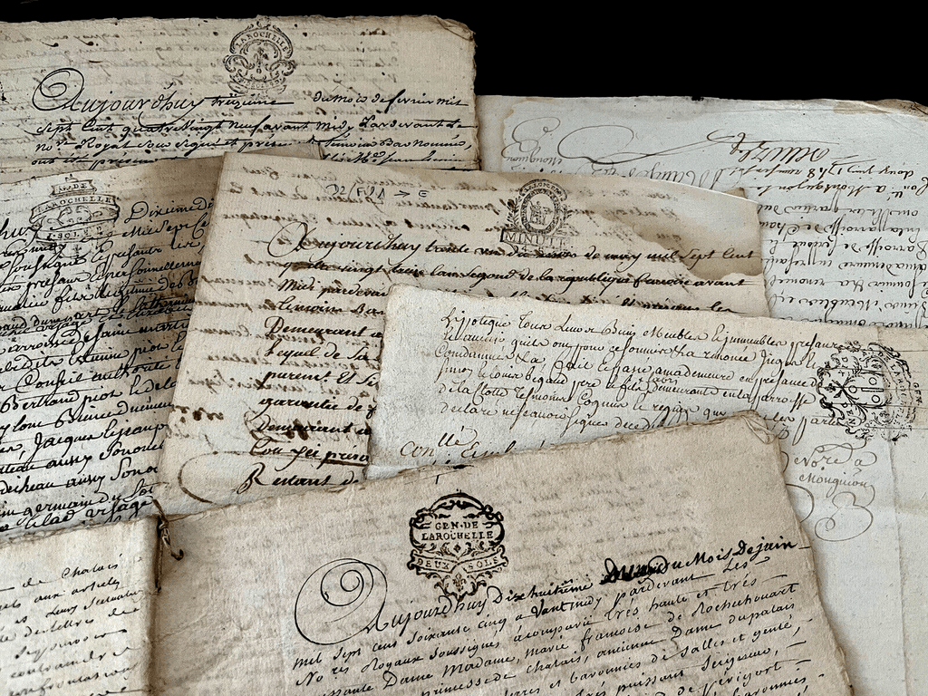 AUTHENTIC AUROGRAPHED, STAMPED AND WATERMARKED MANUSCRIPT DOCUMENT from 1700s | Antiques > Manuscripts | Antique Books & Manuscripts | Antique Books & Manuscripts | Rare Historical Documents Worldwide