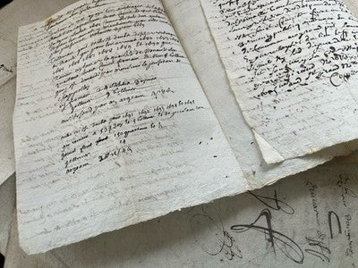 AUTHENTIC AUTOGRAPHED AND WATERMARKED MANUSCRIPT DOCUMENT from 1600s | Antiques > Manuscripts | Antique Books & Manuscripts | Antique Books & Manuscripts | Rare Historical Documents Worldwide