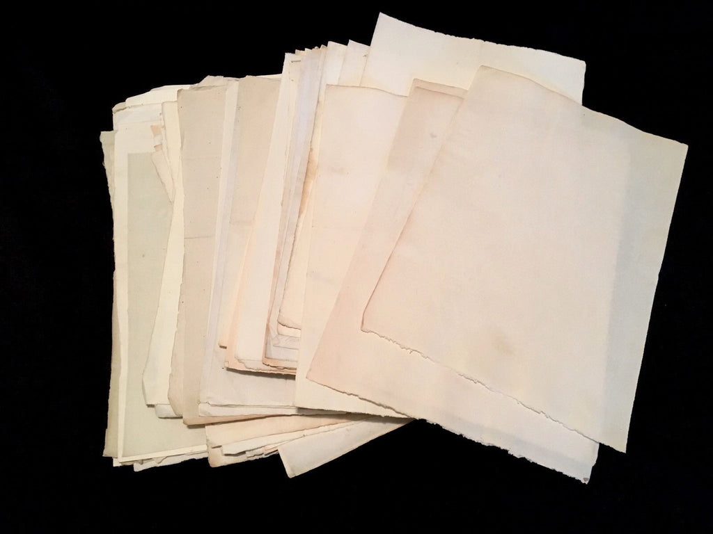 BLANK RESTORATION PAPER 1800s | Antiques > Manuscripts | Antique Books & Manuscripts | Antique Books & Manuscripts | Rare Historical Documents Worldwide