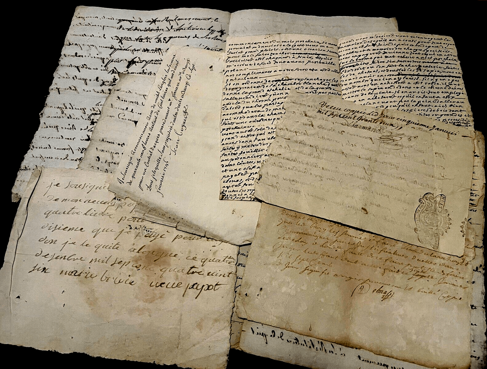 EPHEMERA LOT - Collection of Old Documents, Letters, Papers, Manuscripts Etc | Antiques > Manuscripts | Antique Books & Manuscripts | Antique Books & Manuscripts | Rare Historical Documents Worldwide