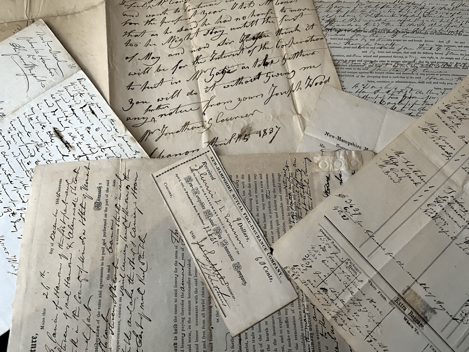 EPHEMERA LOT IN ENGLISH - Collection of Documents, Letters, Papers, Manuscripts | Antiques > Manuscripts | Antique Books & Manuscripts | Antique Books & Manuscripts | Rare Historical Documents Worldwide