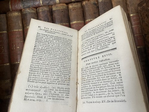 ANTIQUE BOOK IN FRENCH from 1700s -Historical Collectible Text from 18th Century
