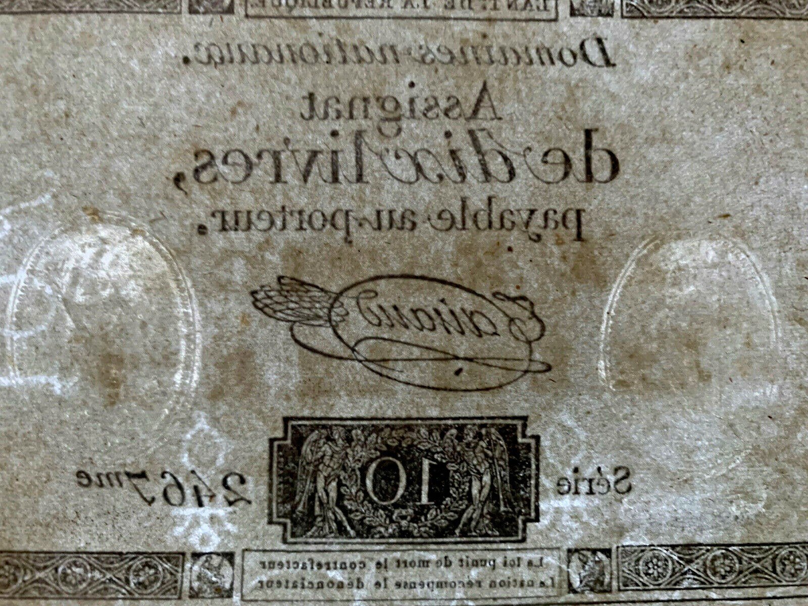 FRENCH REVOLUTION MONEY 1792 | Antiques > Manuscripts | Antique Books & Manuscripts | Antique Books & Manuscripts | Rare Historical Documents Worldwide