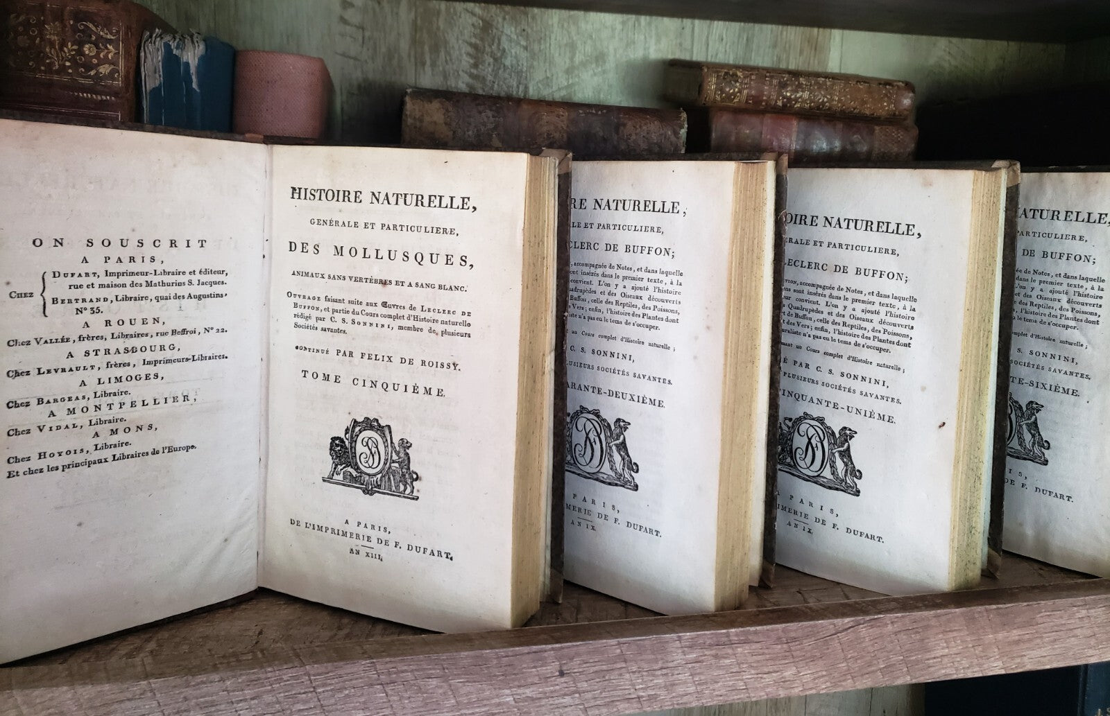 NATURAL HISTORY OF BUFFON 1799 - 1808 Engraved Editions of Animals, Fish, Birds | Books & Magazines > Antiquarian & Collectible | Antique Books & Manuscripts | Antique Books & Manuscripts | Rare Historical Documents Worldwide