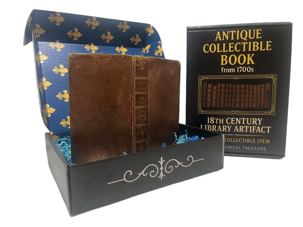 Old Book from 1700s - Luxury Gift Box - with Certificate of Authenticity | Books & Magazines > Antiquarian & Collectible | Antique Books & Manuscripts | Antique Books & Manuscripts | Rare Historical Documents Worldwide
