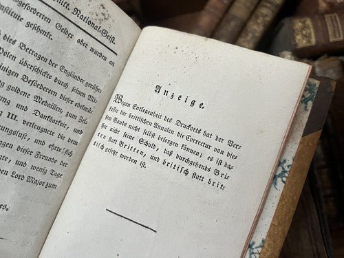 OLD BOOK IN GERMAN from 1700s - Historical Collectible Text from 18th Century | Books & Magazines > Antiquarian & Collectible | Antique Books & Manuscripts | Antique Books & Manuscripts | Rare Historical Documents Worldwide