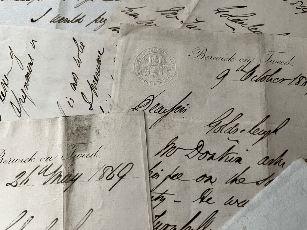 OLD LETTER IN ENGLISH 1800s - Victorian Era Watermarked Correspondence Document | Antiques > Manuscripts | Antique Books & Manuscripts | Antique Books & Manuscripts | Rare Historical Documents Worldwide