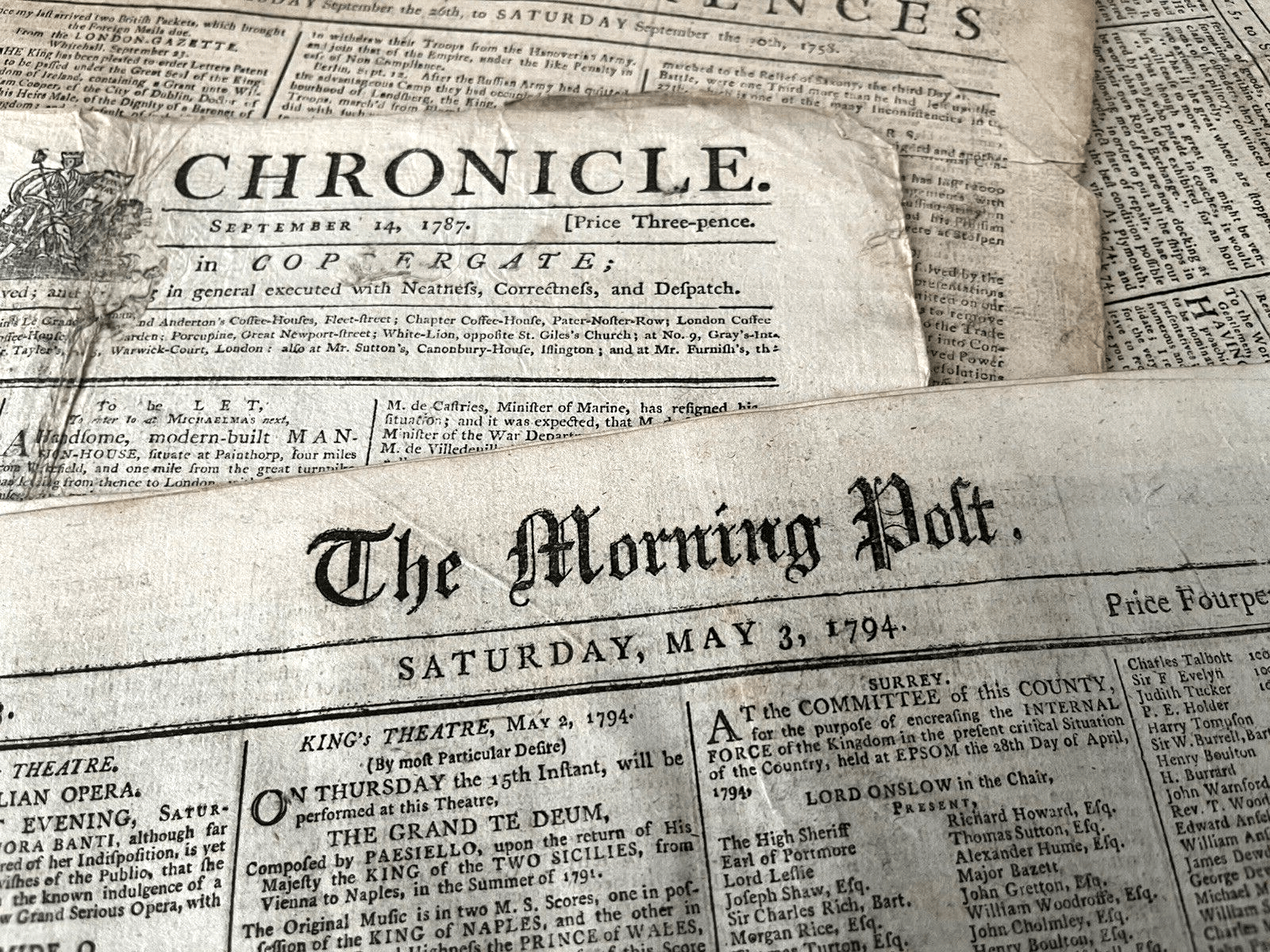 OLD NEWSPAPER FROM 1700s - Stock Prices, Historical Events, Trade, Economy, Wars | Books & Magazines > Antiquarian & Collectible | Antique Books & Manuscripts | Antique Books & Manuscripts | Rare Historical Documents Worldwide