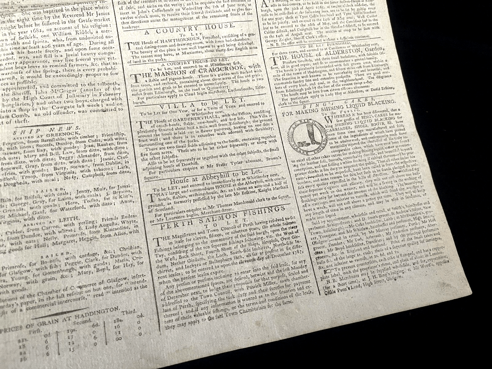 OLD NEWSPAPER FROM 1700s - Stock Prices, Historical Events, Trade, Economy, Wars | Books & Magazines > Antiquarian & Collectible | Antique Books & Manuscripts | Antique Books & Manuscripts | Rare Historical Documents Worldwide