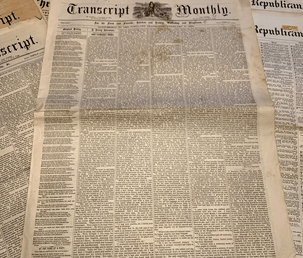 OLD NEWSPAPER FROM 1800s | Books & Magazines > Antiquarian & Collectible | Antique Books & Manuscripts | Antique Books & Manuscripts | Rare Historical Documents Worldwide