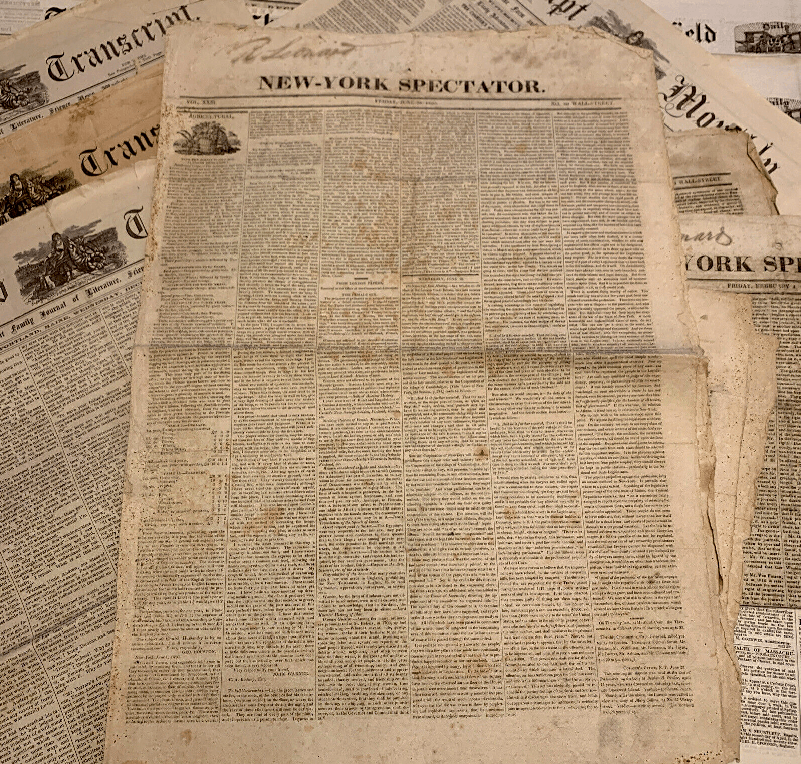 OLD NEWSPAPER FROM 1800s | Books & Magazines > Antiquarian & Collectible | Antique Books & Manuscripts | Antique Books & Manuscripts | Rare Historical Documents Worldwide