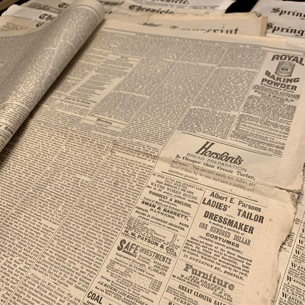 OLD NEWSPAPER FROM 1800s | Books & Magazines > Antiquarian & Collectible | Antique Books & Manuscripts | Antique Books & Manuscripts | Rare Historical Documents Worldwide