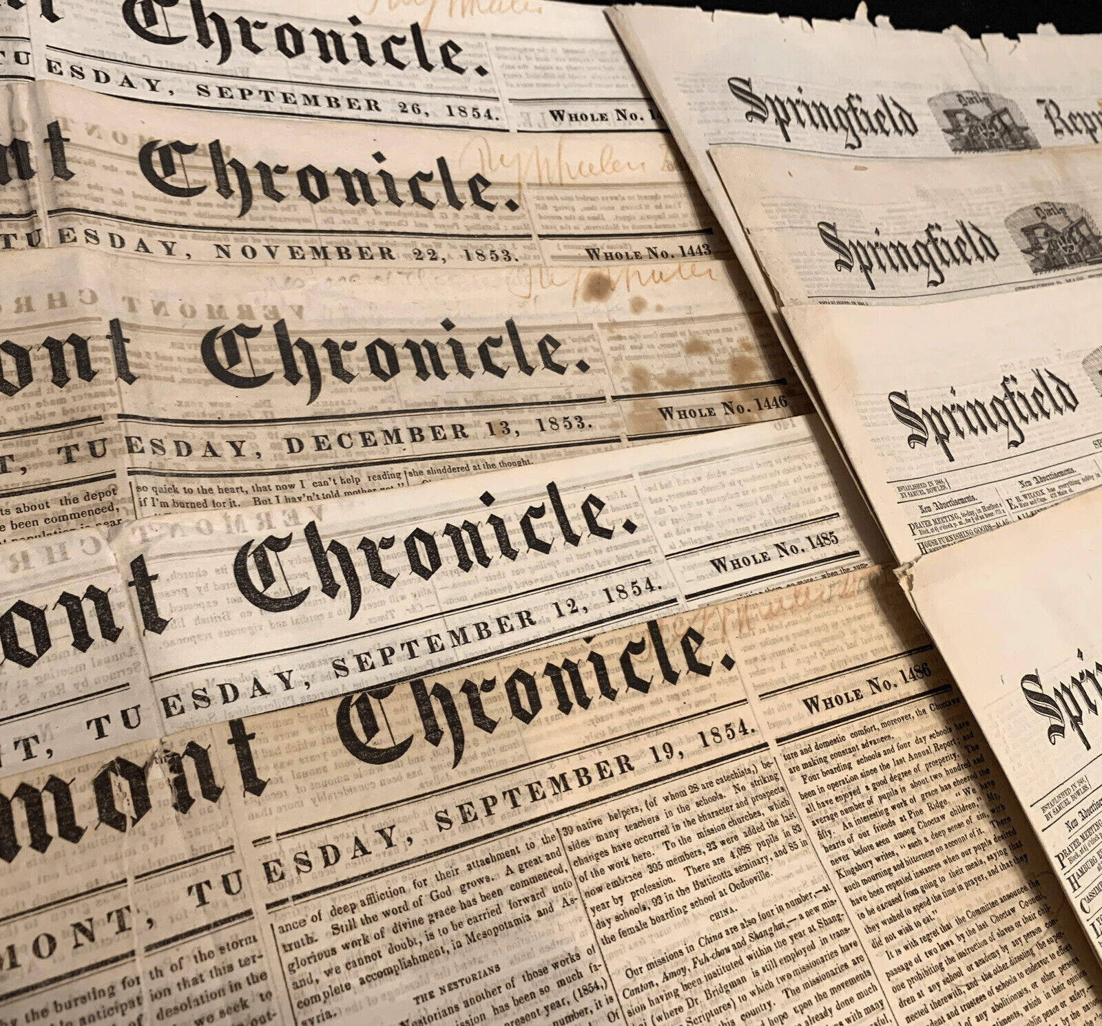 OLD NEWSPAPER FROM 1800s | Books & Magazines > Antiquarian & Collectible | Antique Books & Manuscripts | Antique Books & Manuscripts | Rare Historical Documents Worldwide