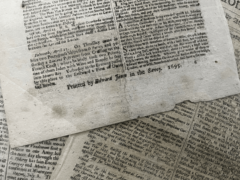 THE OLDEST NEWSPAPER IN THE WORLD - The London Gazette 1600s Editions | Books & Magazines > Antiquarian & Collectible | Antique Books & Manuscripts | Antique Books & Manuscripts | Rare Historical Documents Worldwide
